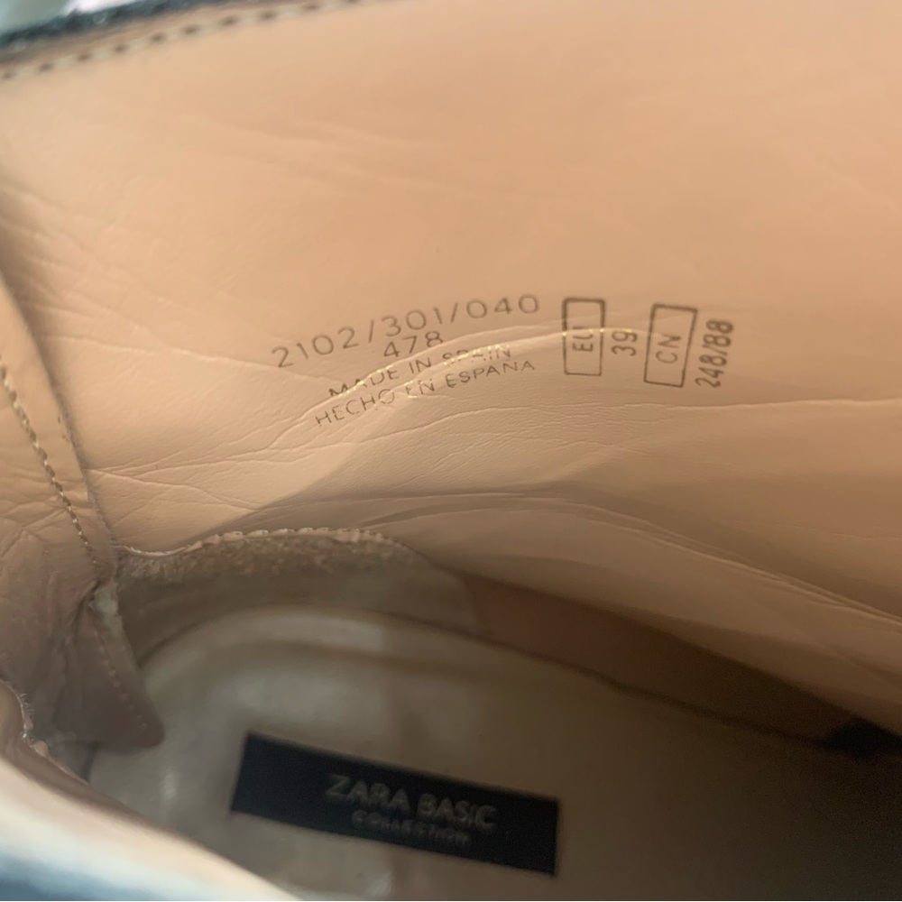ZARA Black Leather Boots - Picture 8 of 8
